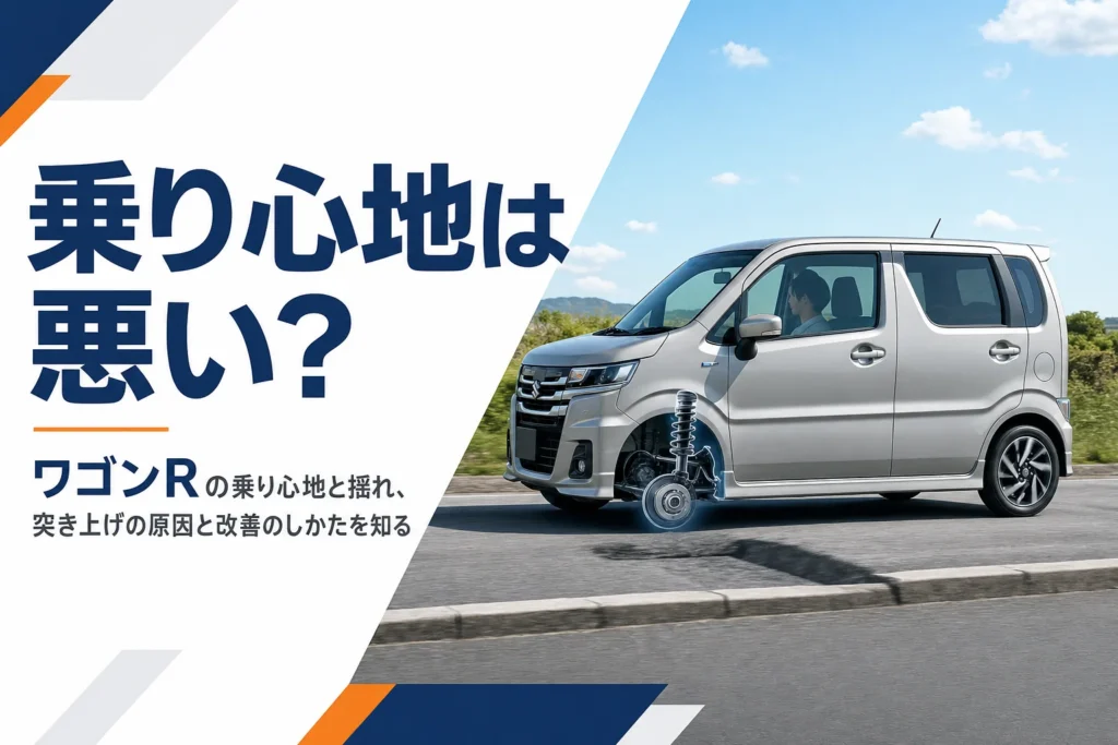 郊外の道路を走る軽ハイトワゴンを横から見たようす