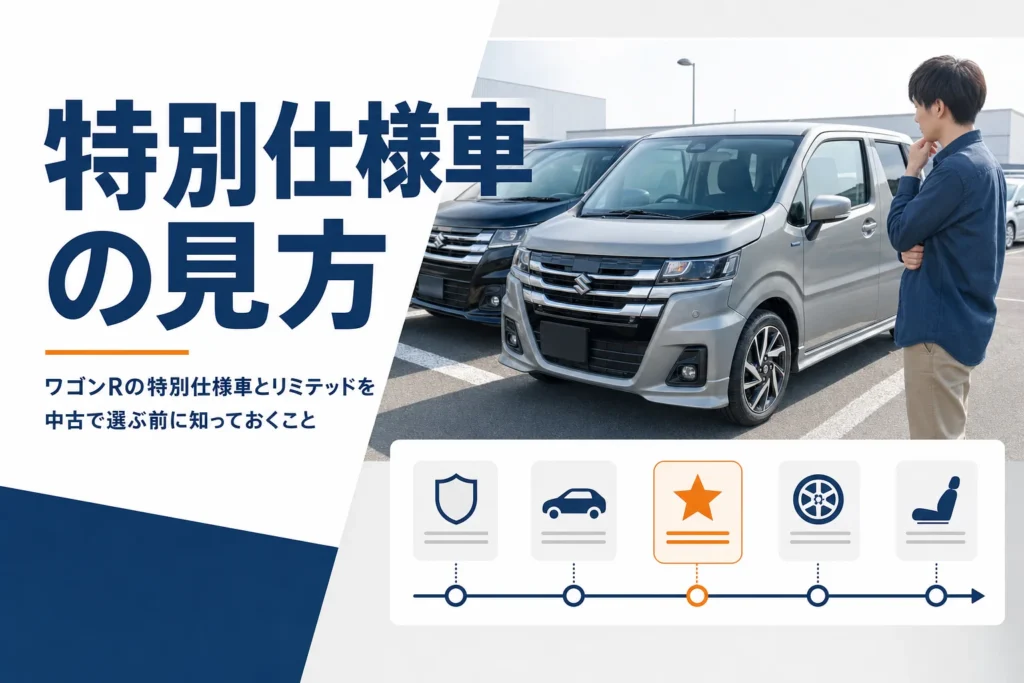 ワゴンRの特別仕様車の歴史と中古での選び方をまとめたアイキャッチ